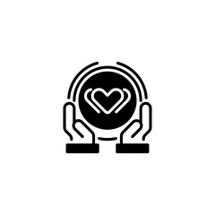 Charity Bonus line icon. Universal creative premium symbol. Vector sign icon logo template. Vector illustration