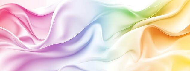 Obraz premium White abstract background, white color of fabric with waves