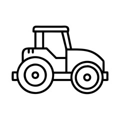 road roller icon, vehicle line art, vehicle vector - simple black line art icon of road roller perfect for logos, and vehicle-themed designs.