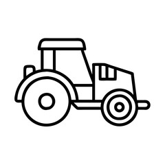 road roller icon, vehicle line art, vehicle vector - simple black line art icon of road roller perfect for logos, and vehicle-themed designs.