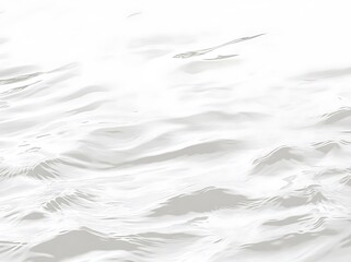 Obraz premium White water ripples on a white background