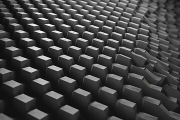 Obraz premium Futuristic gray scale monochrome concrete color abstract geometric pattern background wallpaper decoration texture