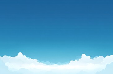 A simple blue background with a subtle white mist or fog effect