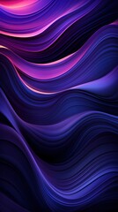 Digital technology blue and purple abstract wave poster background