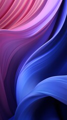 Digital technology blue and purple abstract wave poster background