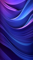 Digital technology blue and purple abstract wave poster background
