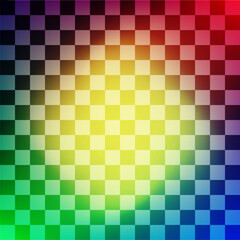Colorful square transparent abstract background