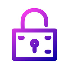 Padlock simple icon