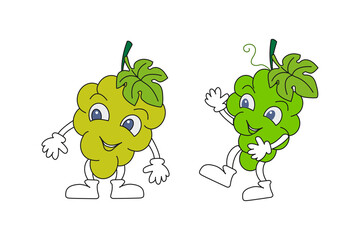 The grapes are dancing.