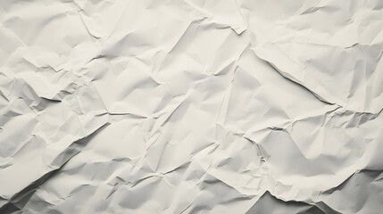 Obraz premium A background of crumpled white paper with a vintage feel, ideal for posters.