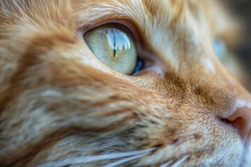 Close-Up Cat Eye Photography Domestic Setting Animal Portrait Natural Light