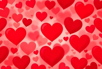 Heart-filled backdrop for Valentine's Day design