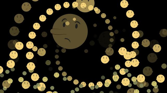 liar, emoji, animated, long nose, pinocchio, nose growing, fibbing, deceit, falsehood, story, lying, humor, symbol, face, exaggerated, motion, movement, animation, playful, trickery, dishonest, funny,