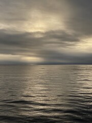 Gloomy Empty Oceanic View