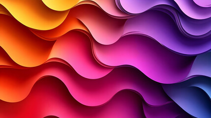 Fototapeta premium Colorful Abstract Wave Background