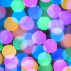 Abstract Background Pastel Circles