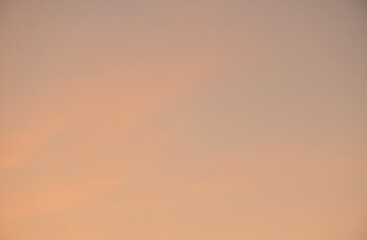 blurry orange sky at sunset in evening back ground and texture