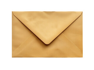 old envelope isolated on transparent background or white background, png envelope cutout
