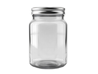 empty stoples isolated on transparent background or white background, png glass jar cutout