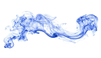 Abstract blue watercolor background with a smoke effect on a white background, vector illustration, flat design, vector art style, high resolution, detailed, professional photography, sharp 