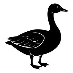 Goose Silhouette vector illustration