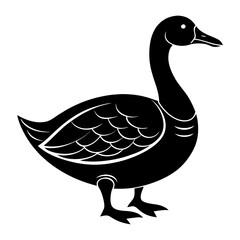 Goose Silhouette vector illustration
