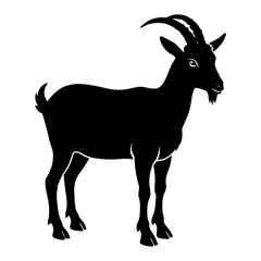 Goat Silhouette vector illustration