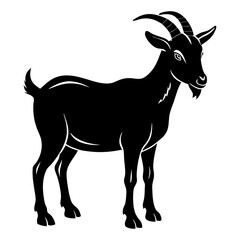 Goat Silhouette vector illustration
