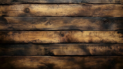 Fototapeta premium Dark Wood Texture Background, Rustic Planks
