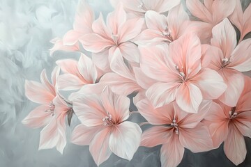 Abstract art background, flowers, gold, and canvas paintings. Painting brush. Modern art, ink, alcohol can be used for wall decoration, wallpaper, murals, carpet,
