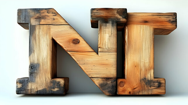 Rustic Wood Letters: Crafting with Reclaimed Timber