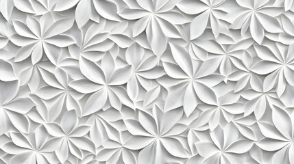 White Floral Texture Background: Design, Abstract, Pattern
