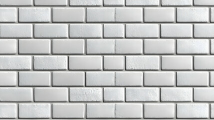 Naklejka premium White Brick Wall Texture Background