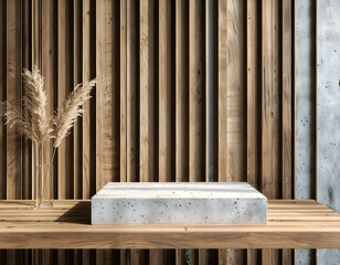 Obraz premium Modern Minimalist Product Display 