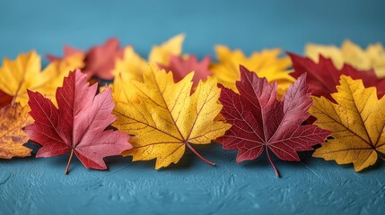 Autumn Maple Leaves: A Vibrant Display of Fall Colors