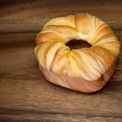 brown sweet breads on wooden cutting board.