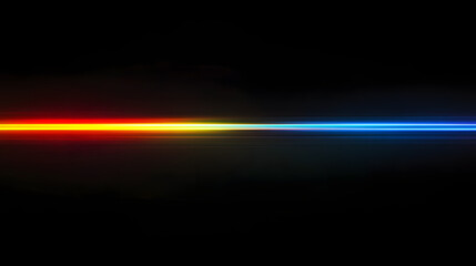 
Laser lines of light. Horizontal neon light. background