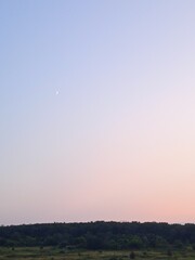 sunset in the mountains 