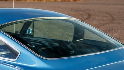 Fototapeta premium Rear window on a car