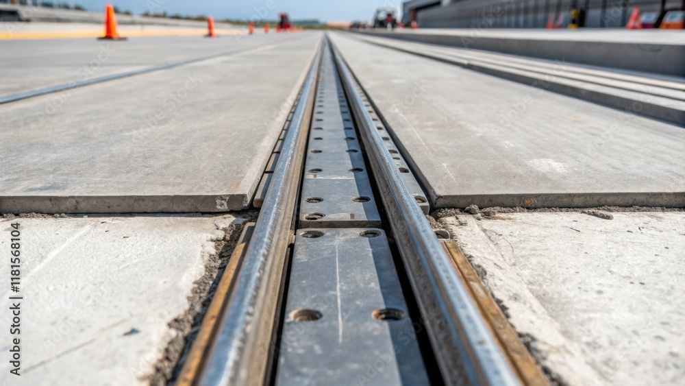 Poster this closeup photograph zeroes in on the detailed craftsmanship of the expansion joints connection p
