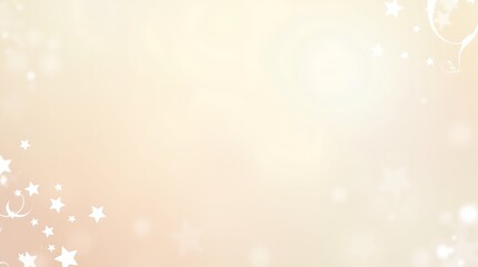 Elegant Peach and White Starry Background