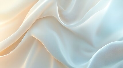 Fototapeta premium Soft Draped Fabric Abstract Textured Background