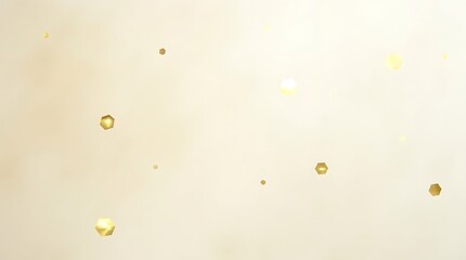 Fototapeta premium Golden Hexagon Celebration: Abstract Background
