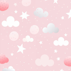 Fototapeta premium seamless pattern with stars