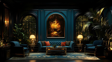 Dark Academia Room Decor Creates a Cozy and Sophisticated Atmosphere