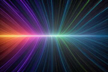 Obraz premium Radiant Burst: A Spectrum of Light and Energy