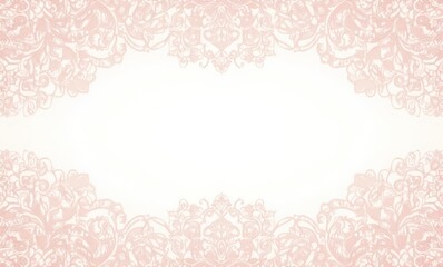 Delicate pink lace floral pattern