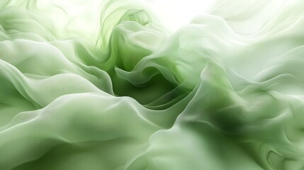 Obraz premium Abstract green fabric texture.