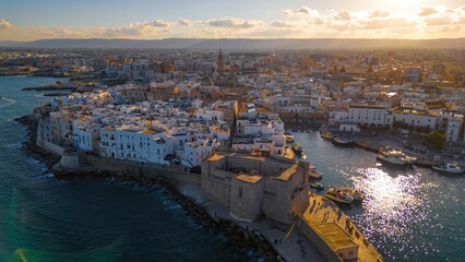 Fototapeta premium Aerial View of Monopoli, Italy