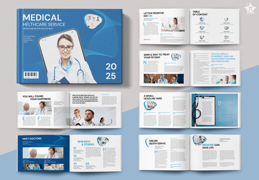 Medical Health Care Brochure Landscape